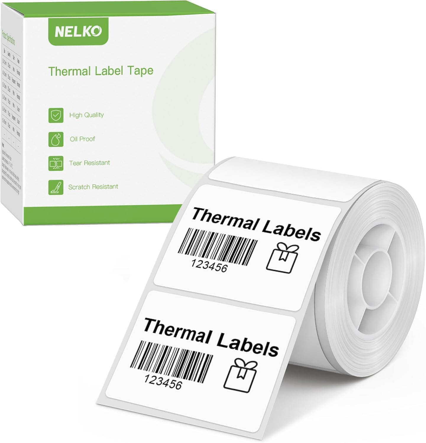 Thermal Labels for Nelko PM220 Label Maker, 1.57'' x 1.18'' (40x30mm) Thermal St...