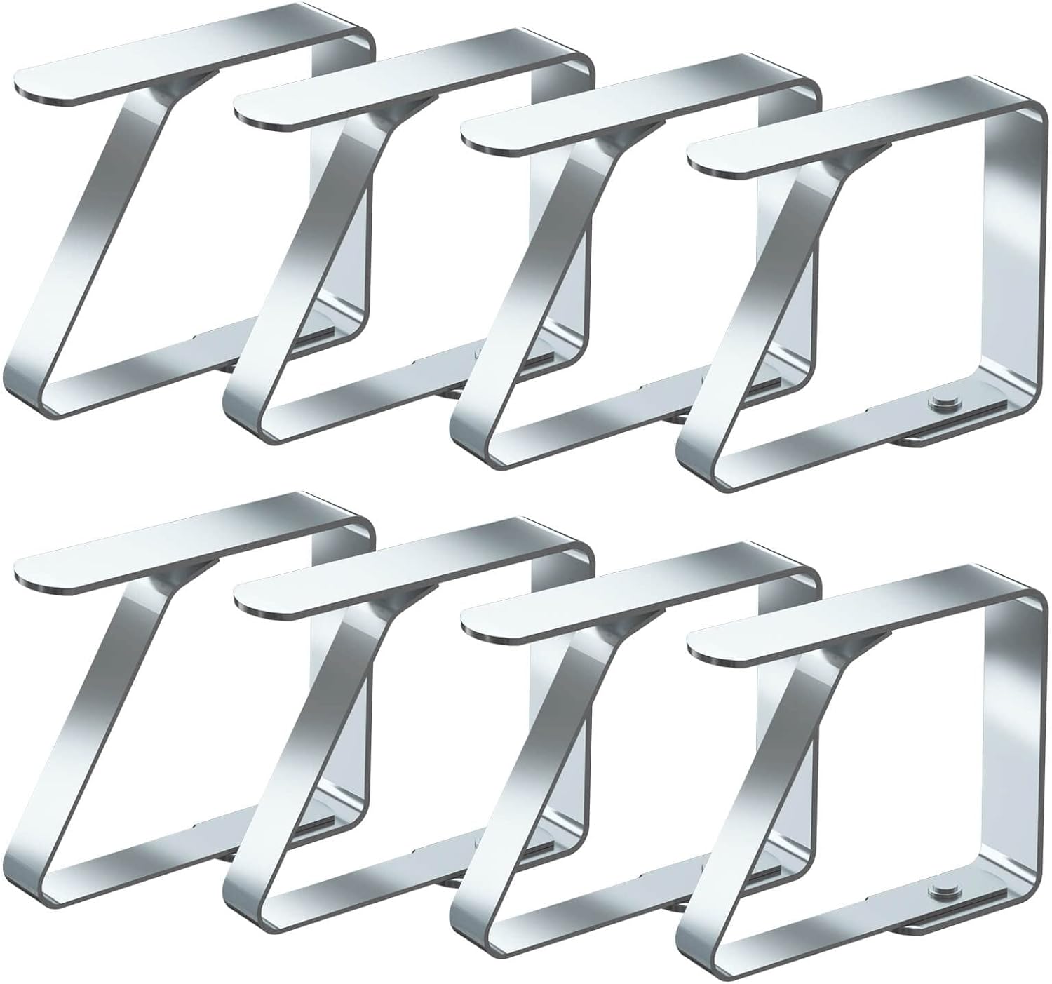 Blooven Tablecloth Clips 8 Pack Stainless Steel Table Cover Clamps Table Cloth H...
