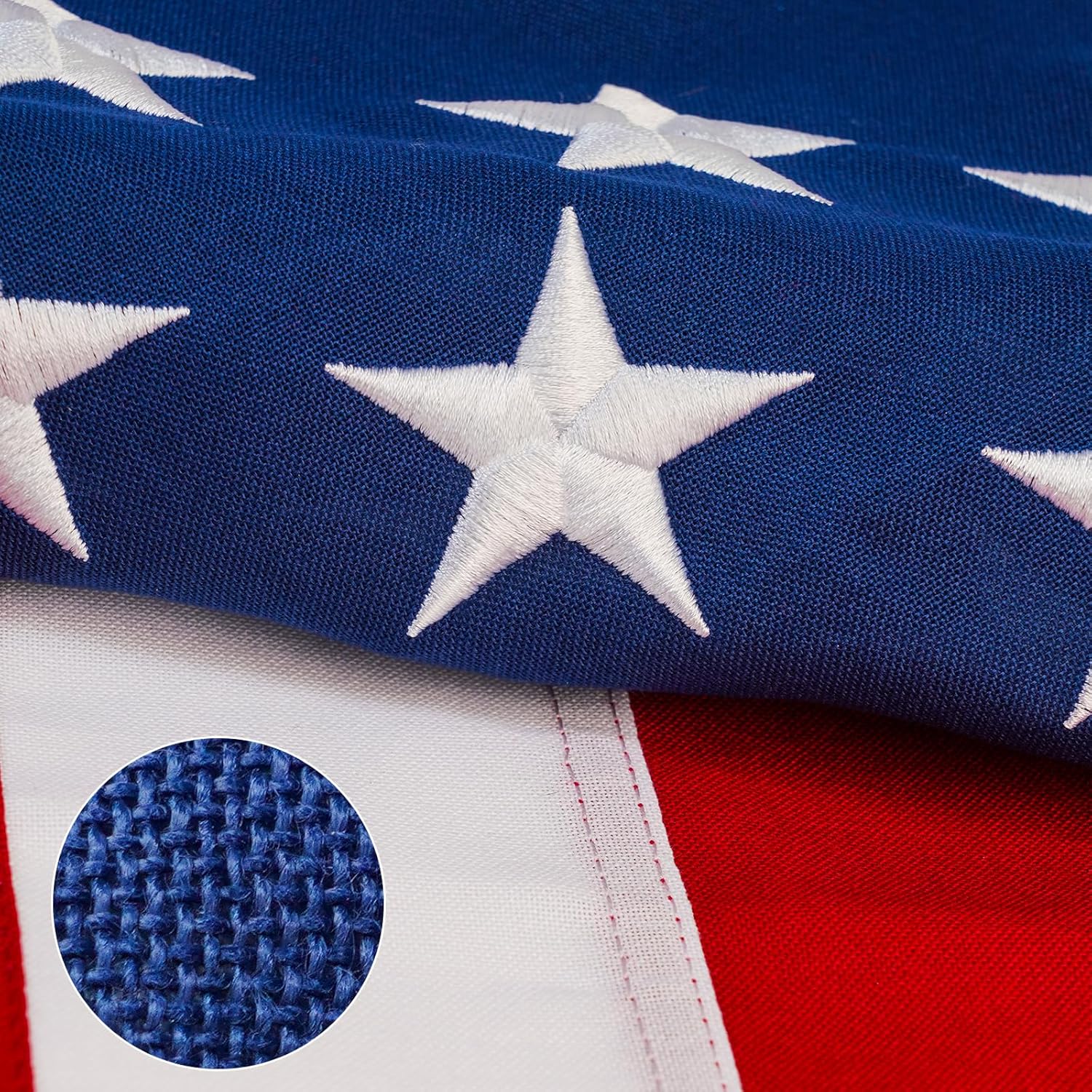 American Flags for Outside 3x5, Spun Polyester American flag, Tear-Resistant US...