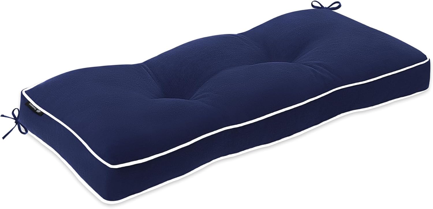 Favoyard Outdoor Bench Cushion 36 x 14 Inch Water-Resistant & 3-Year Fade Resist...