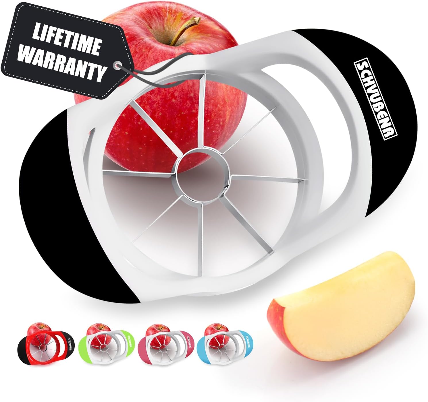SCHVUBENR 3.5 Inch Apple Slicer - Professional Stainless Steel Apple Corer/Cutte...