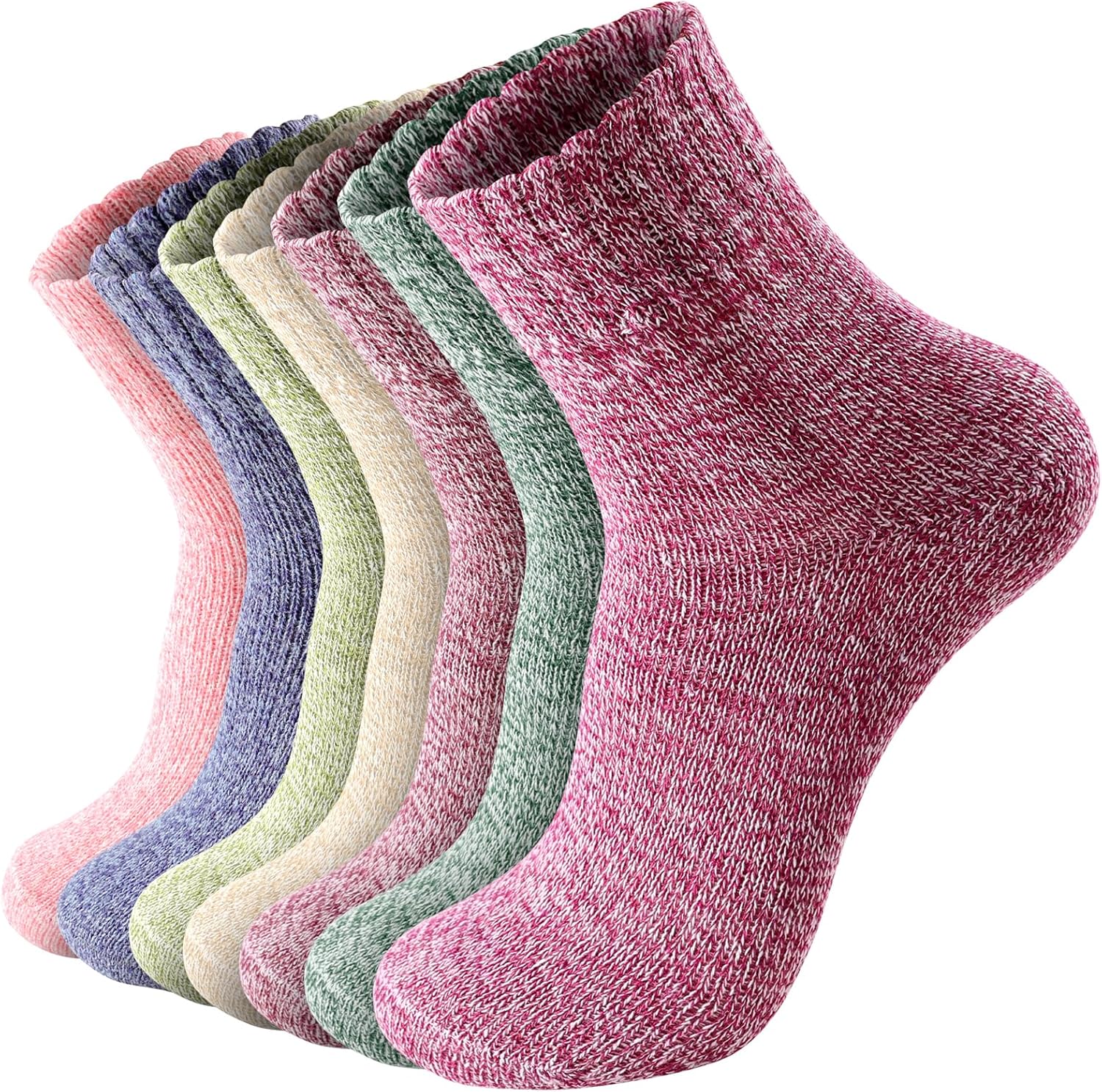 Pleneal Wool Socks for Women - Womens Wool Socks Winter Warm Wool Socks Men Cozy...