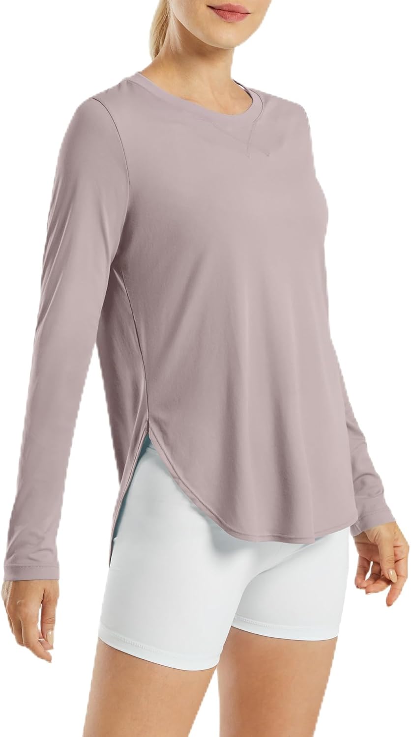 G4Free Women's UPF 50+ UV Shirts Long Sleeve Workout Sun Shirt Outdoor Gym Hikin...