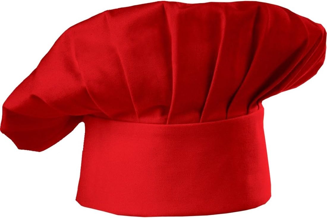 Hyzrz Chef Hat Adult Adjustable Elastic Baker Kitchen Cooking Chef Cap for Adult...