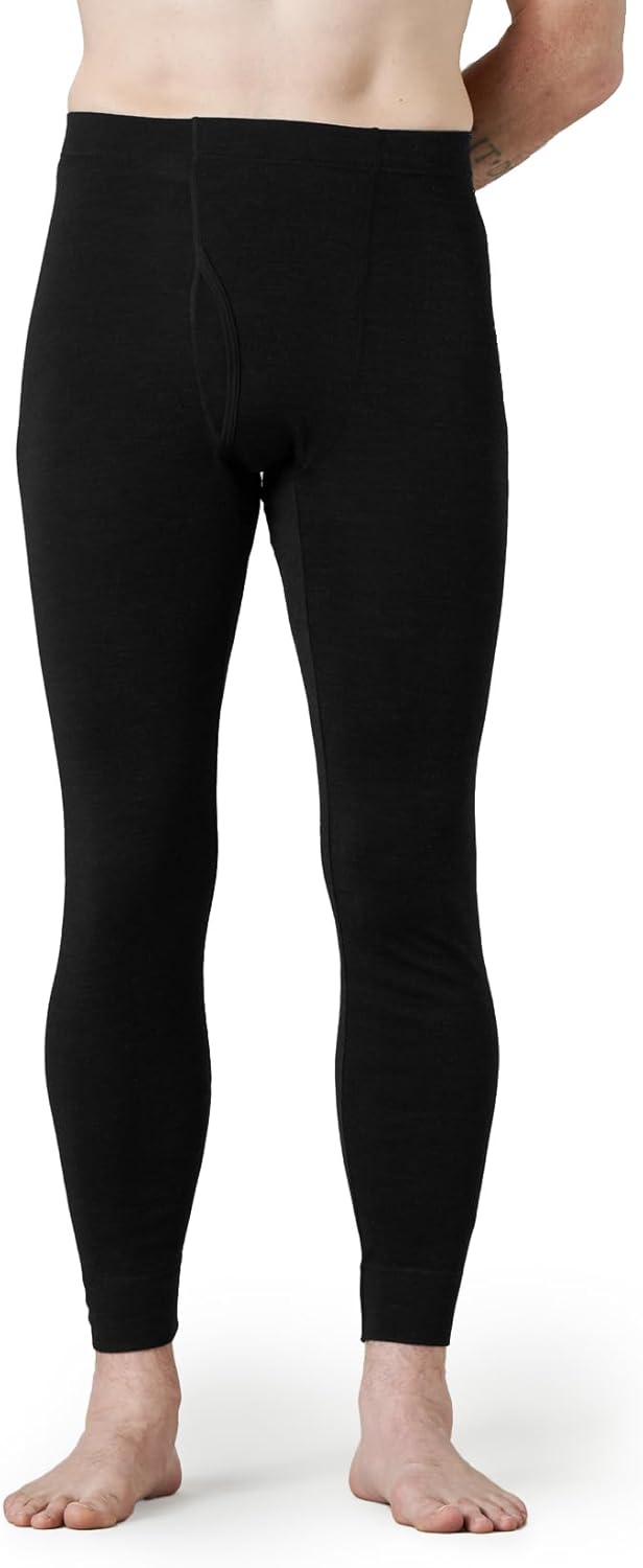 LAPASA Men's 100% Merino Wool Bottom Base Layer Thermoflux Lightweight & Midweig...