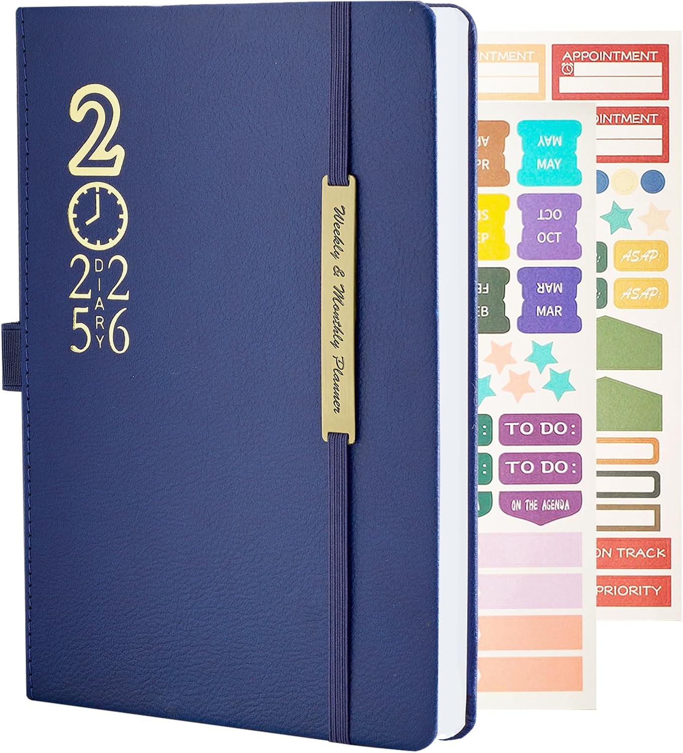 2025 Diary A5 Week to View - 18 Month Diary Planner From Jan 2025 to Jun 2026 wi...