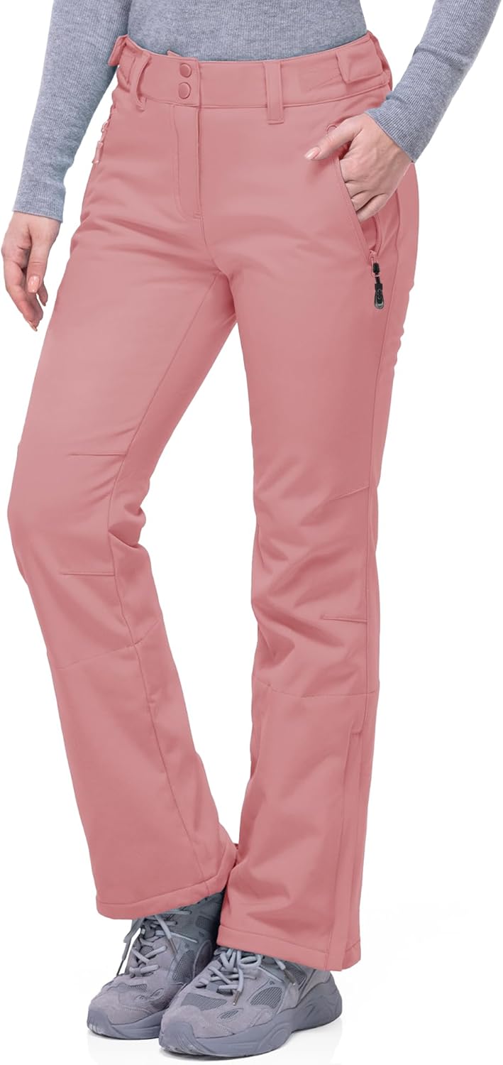 33,000ft Women's Softshell Snow Pants Waterproof Warm Ski pants Insulated Ripsto...