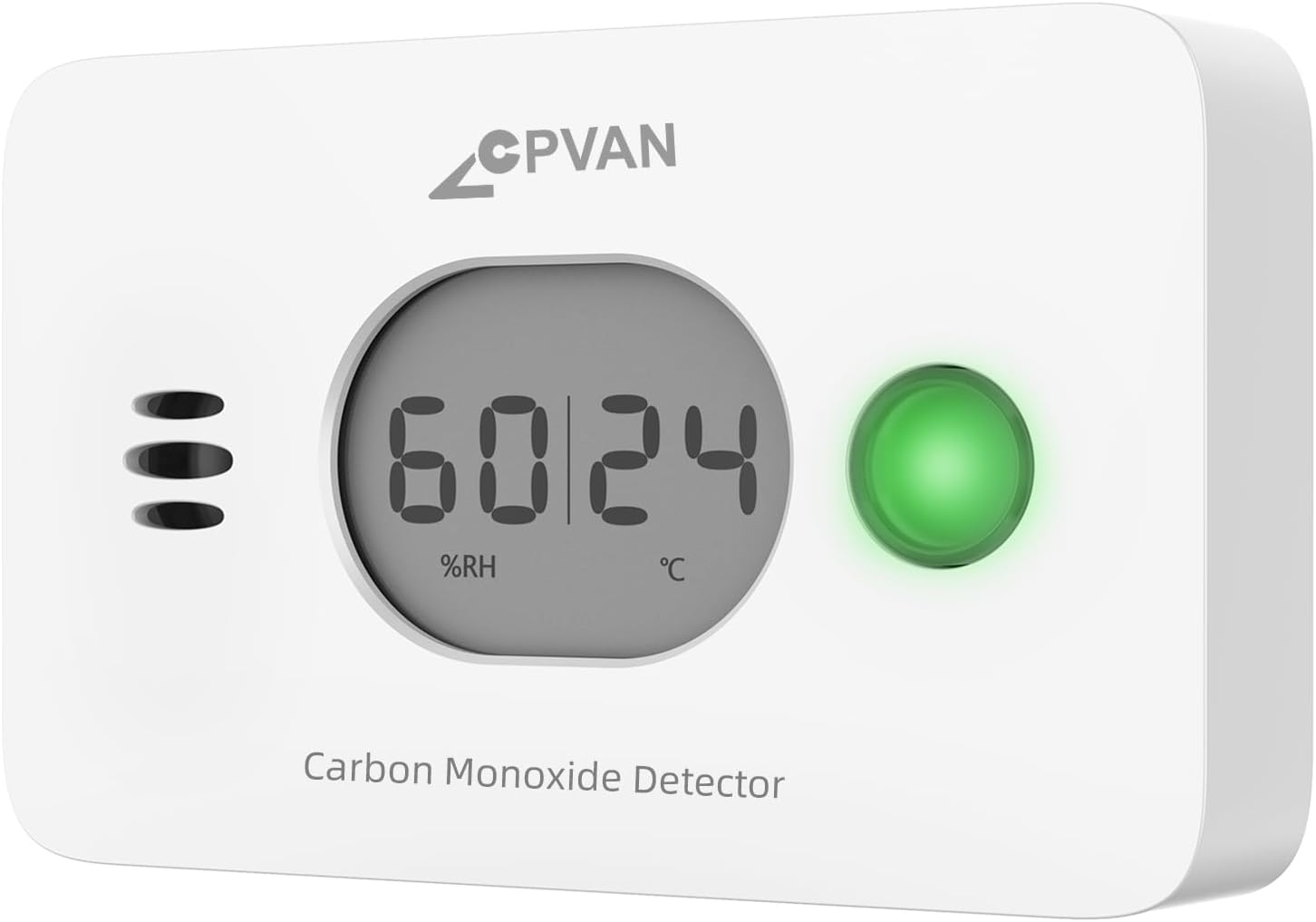 CPVAN Wireless 3-in-1 Carbon Monoxide Detector with Temperature & Humidity, Carb...