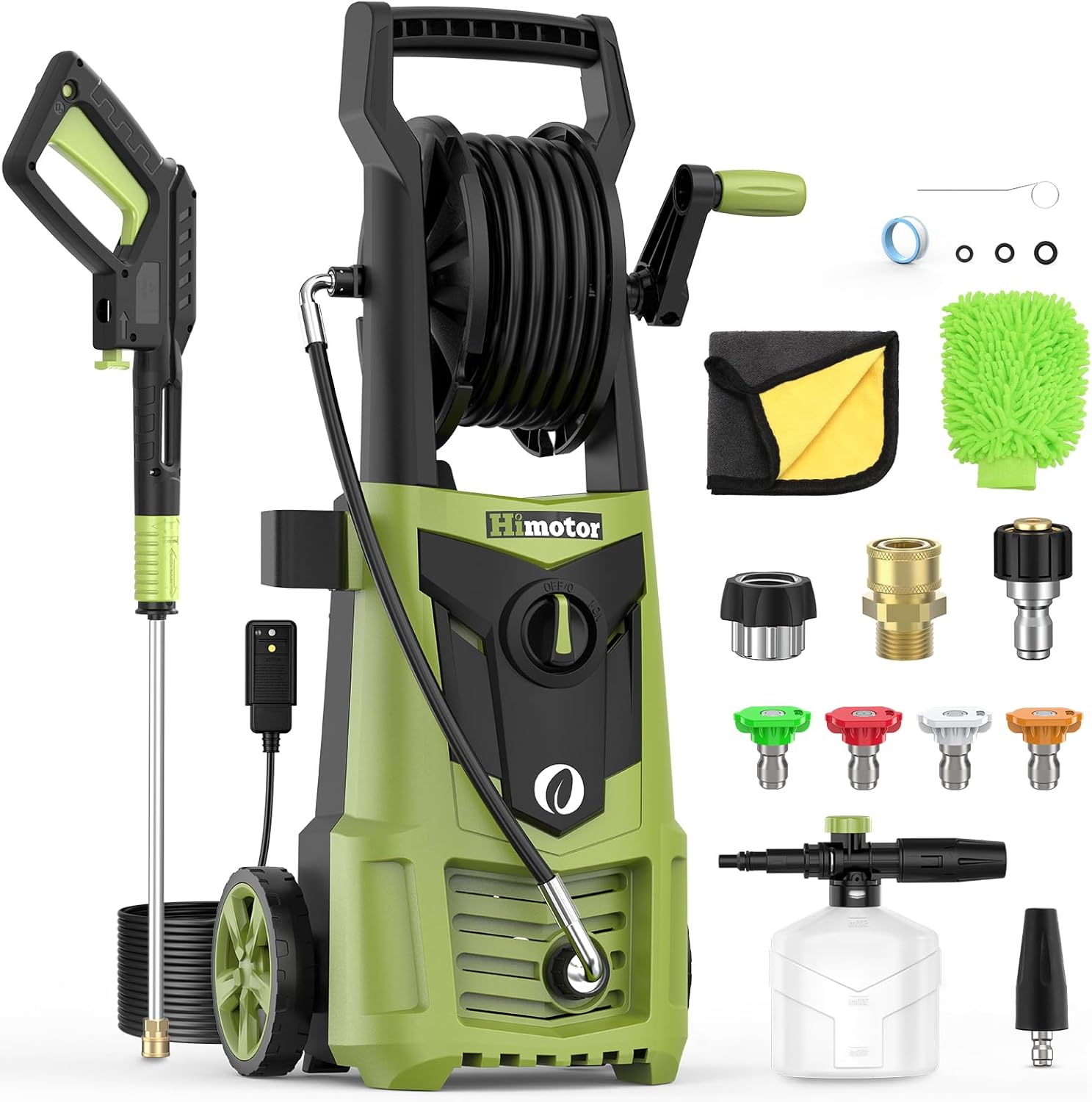 Electric Pressure Washer - 4000PSI 2.8GPM with Nozzle Set, Power Washer with Hos...
