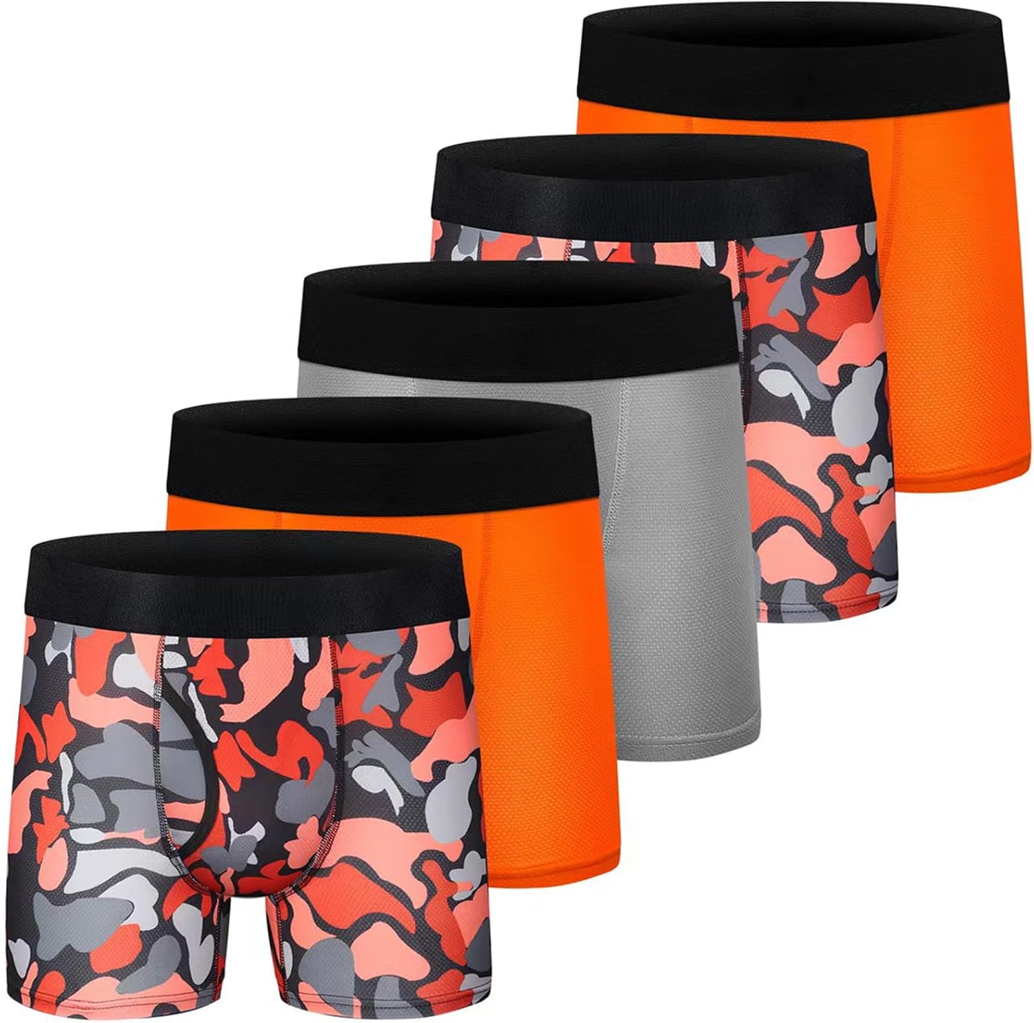 Boys Boxer Briefs,Cotton Toddler Underwear Breathable Mesh Performance Sport Big...