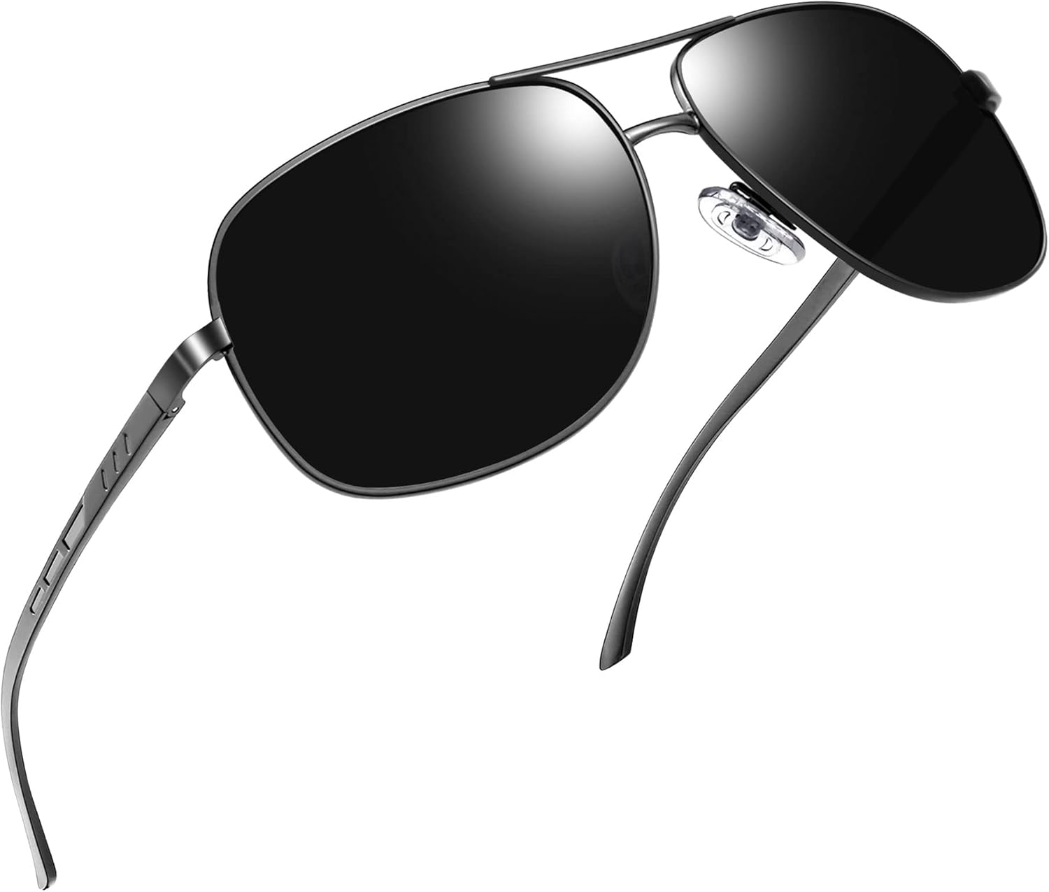 Joopin Rectangle Sunglasses, Classic Military Shades for Men, Metal Aviation Sun...