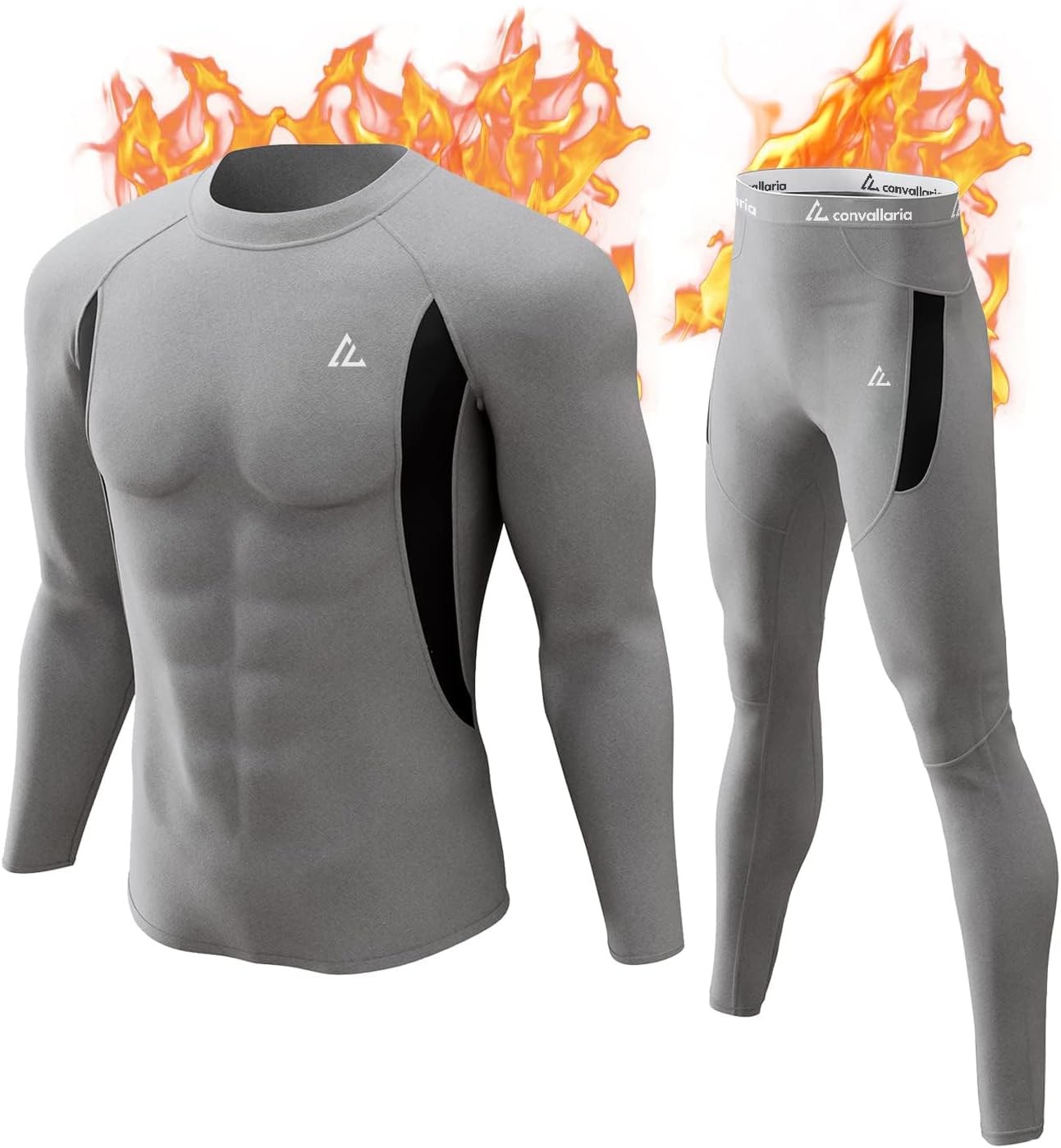CL convallaria Thermal Underwear Long Johns Set Mens Winter Gift Hunting Gear Sp...