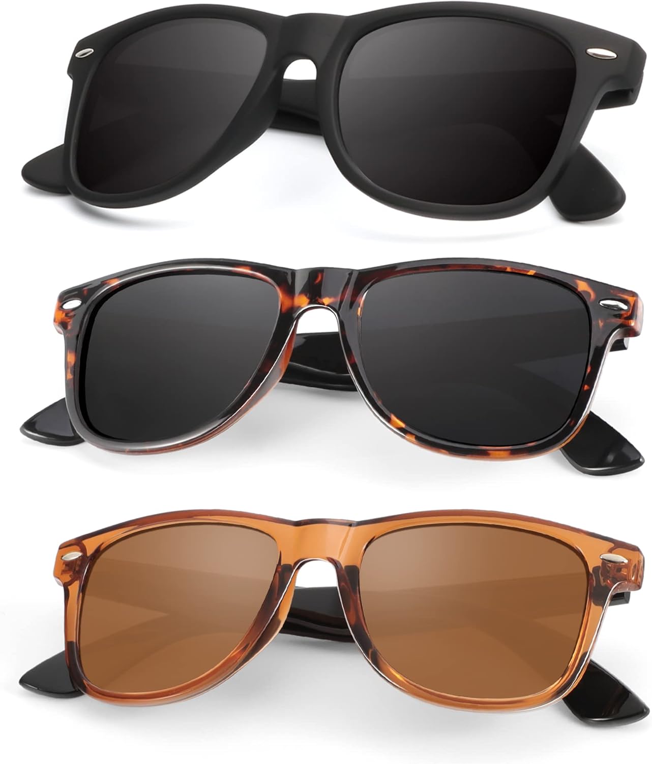 KALIYADI Polarized Sunglasses for Men and Women Matte Finish Sun glasses Color M...