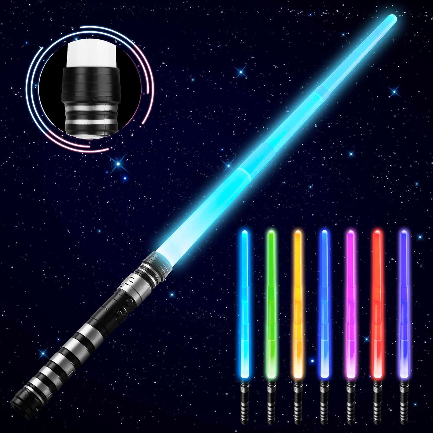 Light Up Saber with Electronic Lights & FX Sound f...