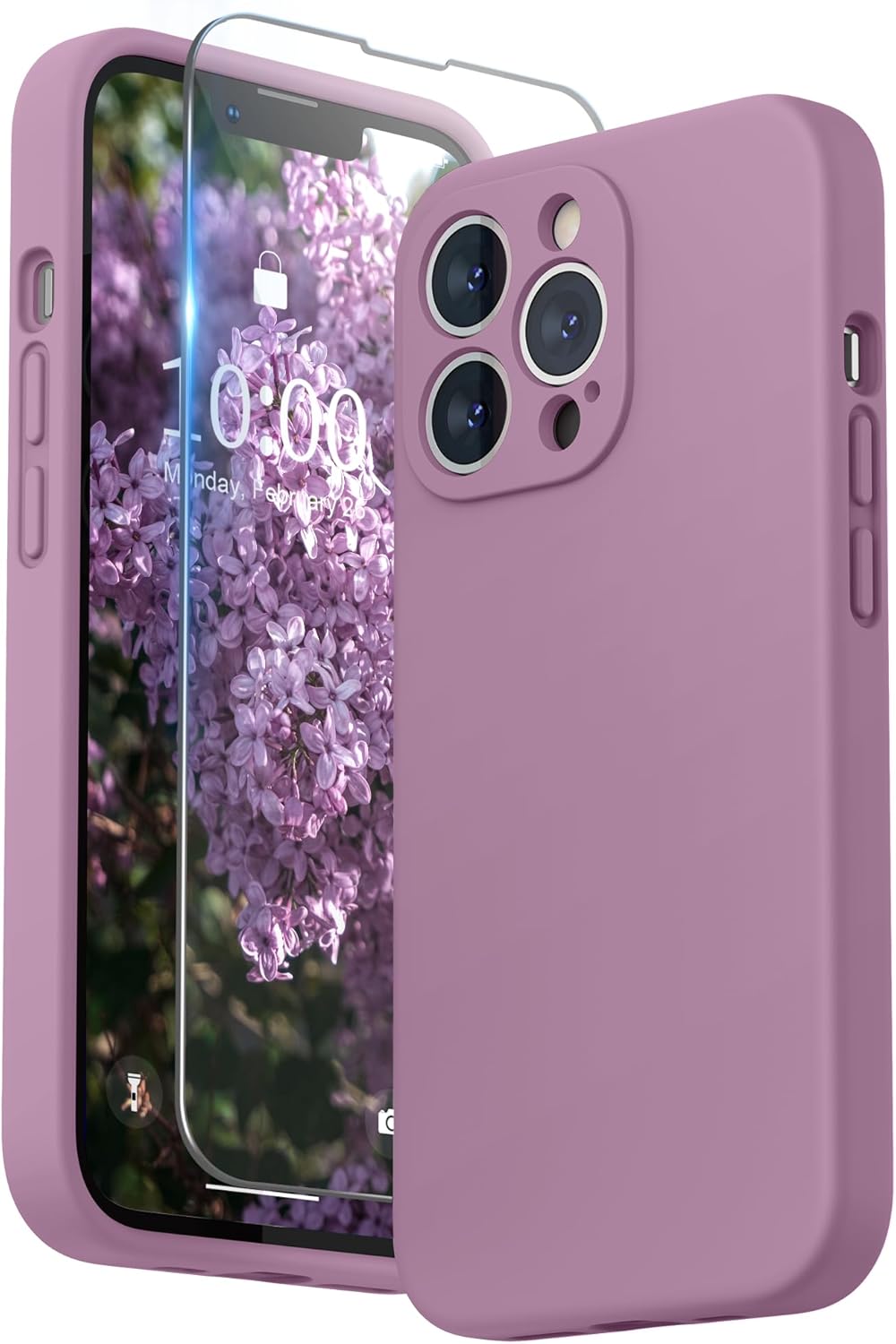 SURPHY Liquid Silicone Case for iPhone 13 Pro Case, Individual Protection for Ea...