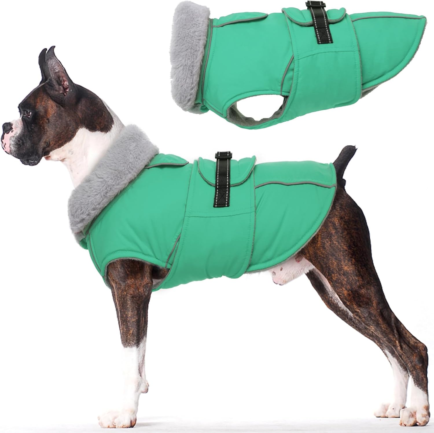 Lelepet Warm Coats and Jackets for Dogs, Waterproof Winter Dog Coat for Cold Wea...
