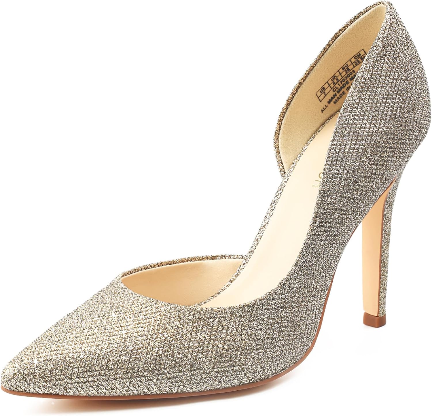 JENN ARDOR Stiletto High Heel Shoes for Women: Pointed, Closed Toe Classic Slip...
