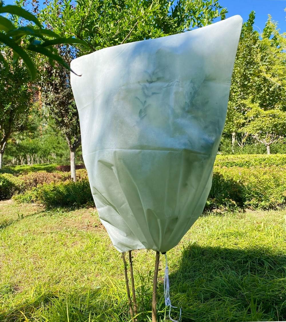 Garden Fleece Plant Frost Protection: 70GSM 80cm×100cm Horticultural Fleece with...