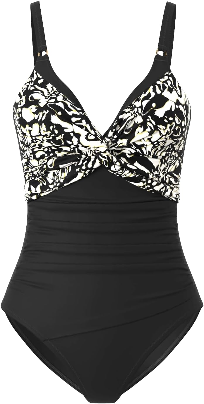 WIN.MAX Swimming Costume for Women Swimsuit Womens Swimwear Tummy Control Ruched...