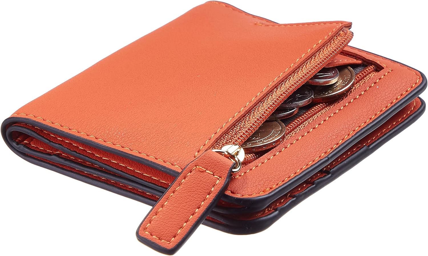 Toughergun Wallet Women Rfid Blocking Small Compact Bifold Luxury Leather Pocket...