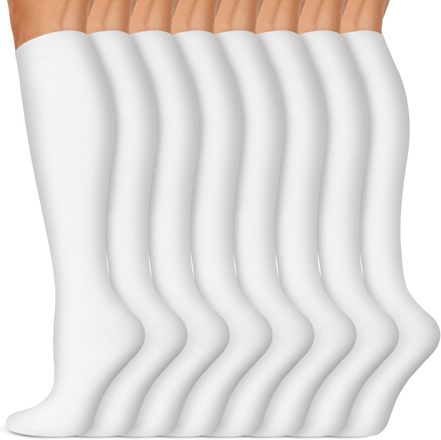 Iseasoo Copper Compression Socks For Men & Women Circulation-Best For Running Hi...