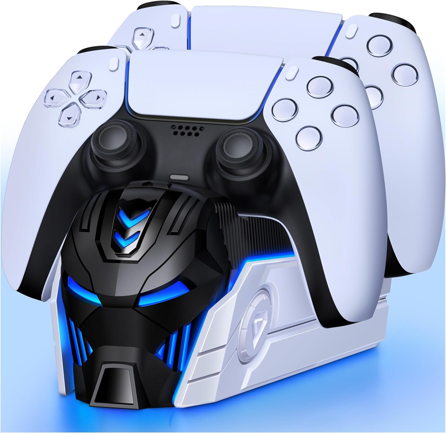 HELLCOOL PS5 Controller Charger, PS5 Charging Station Accessories for Playstatio...