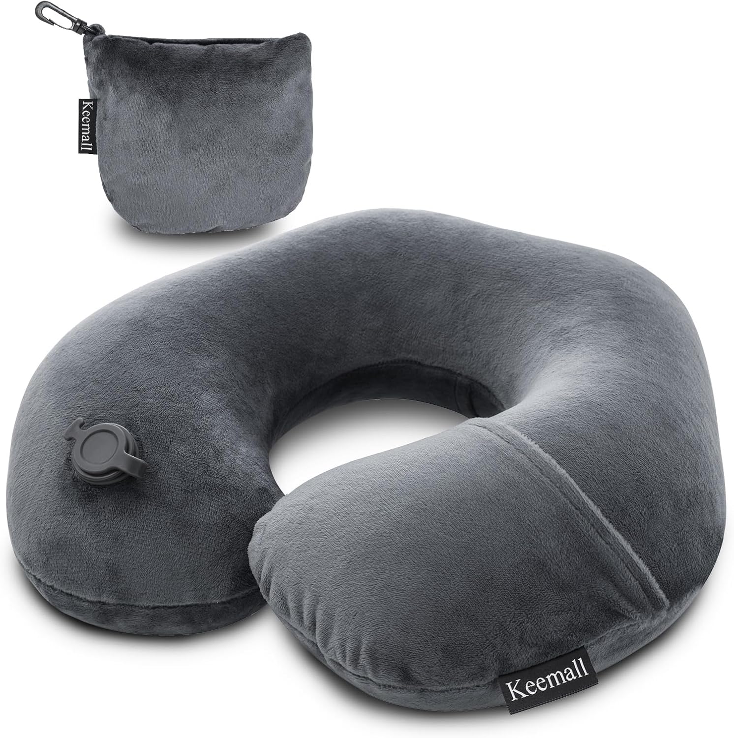 Inflatable Travel Neck Pillow, Super Soft Plane Neck Support Pillow for Travel A...