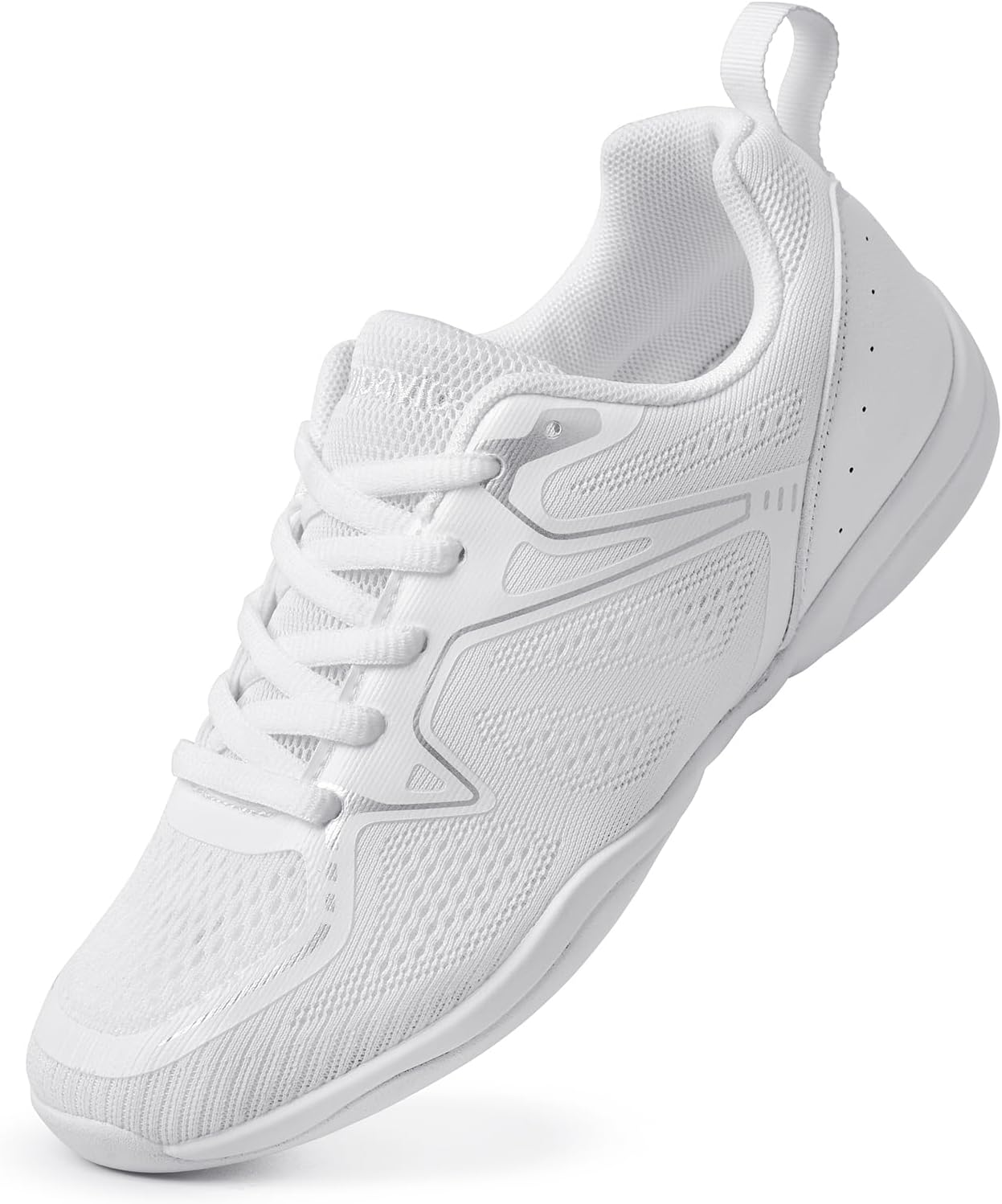 Cheer Shoes for Youth Girls White Cheerleading Athletic Dance Shoes Tennis Sneak...