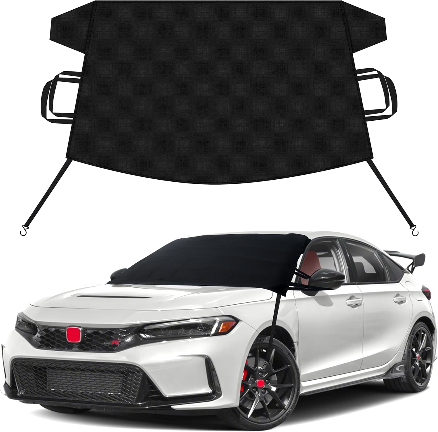 EcoNour Snow Cover for Honda Civic | Premium Windshield Cover for Ice and Snow |...