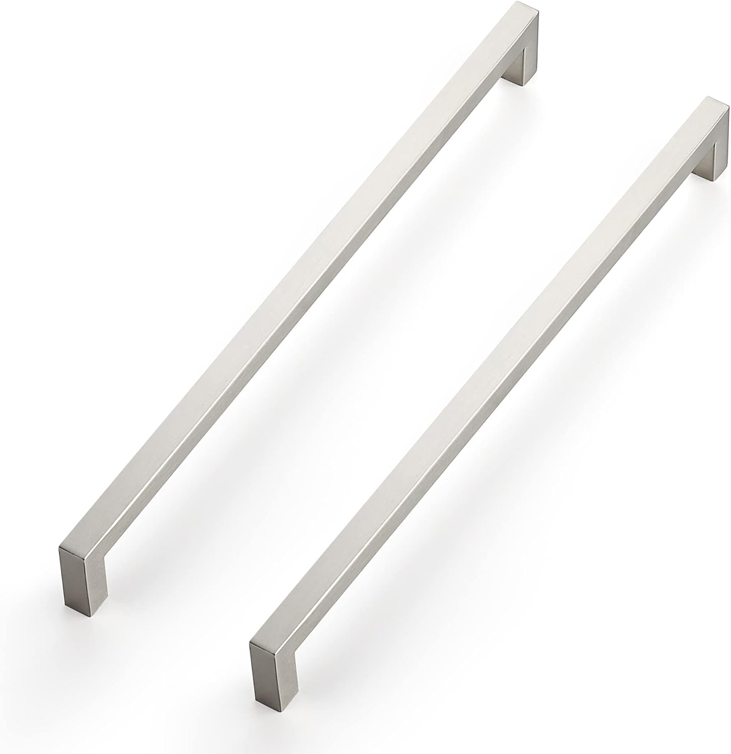Ravinte 20 Pack 12-3/5 Inch Kitchen Square Cabinet Handles Satin Nickel Cabinet...