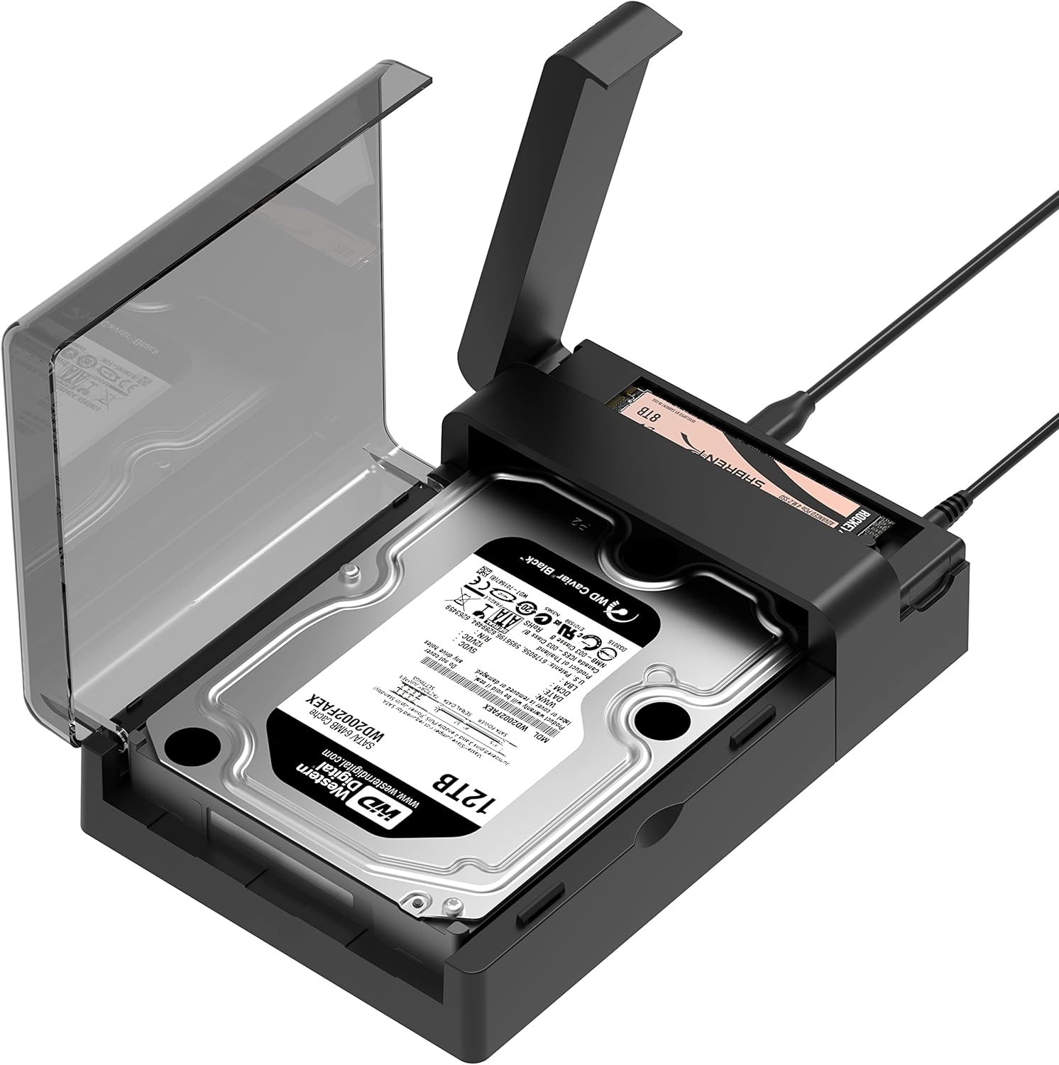 SABRENT M.2 NVMe + SATA hard drive docking station...