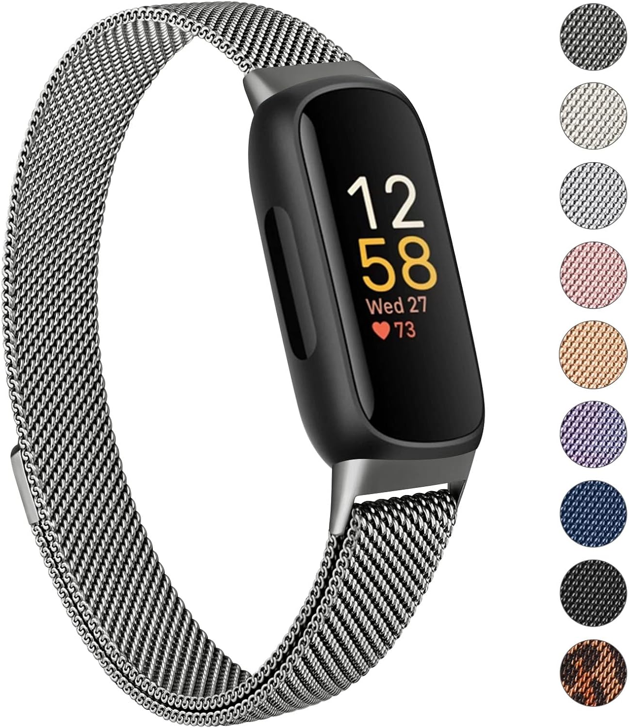 Vancle Strap compatible with Fitbit Inspire 3 Stra...