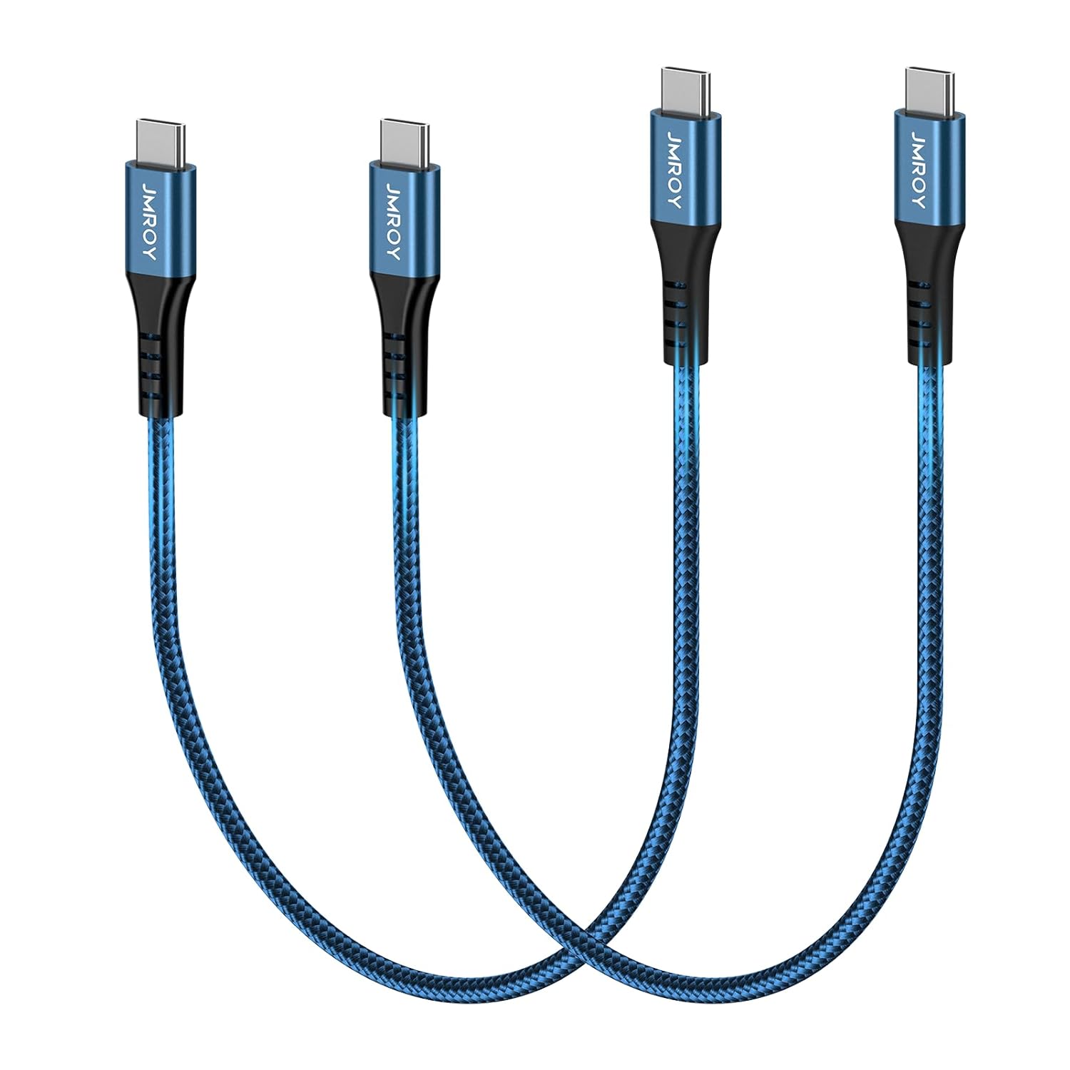 Short USB C to USB C Cable .USB C Charger Cable 0.3M 2Pack,3A Lead Nylon Braided...