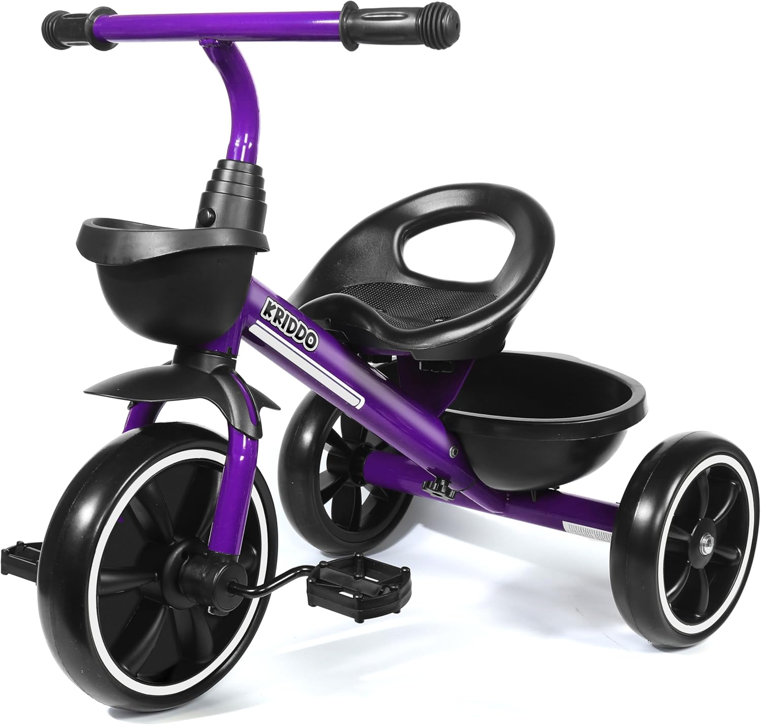 KRIDDO Kids Tricycles Age 24 Month to 5 Years, Toddler Kids Trike for 2.5 to 5 Y...