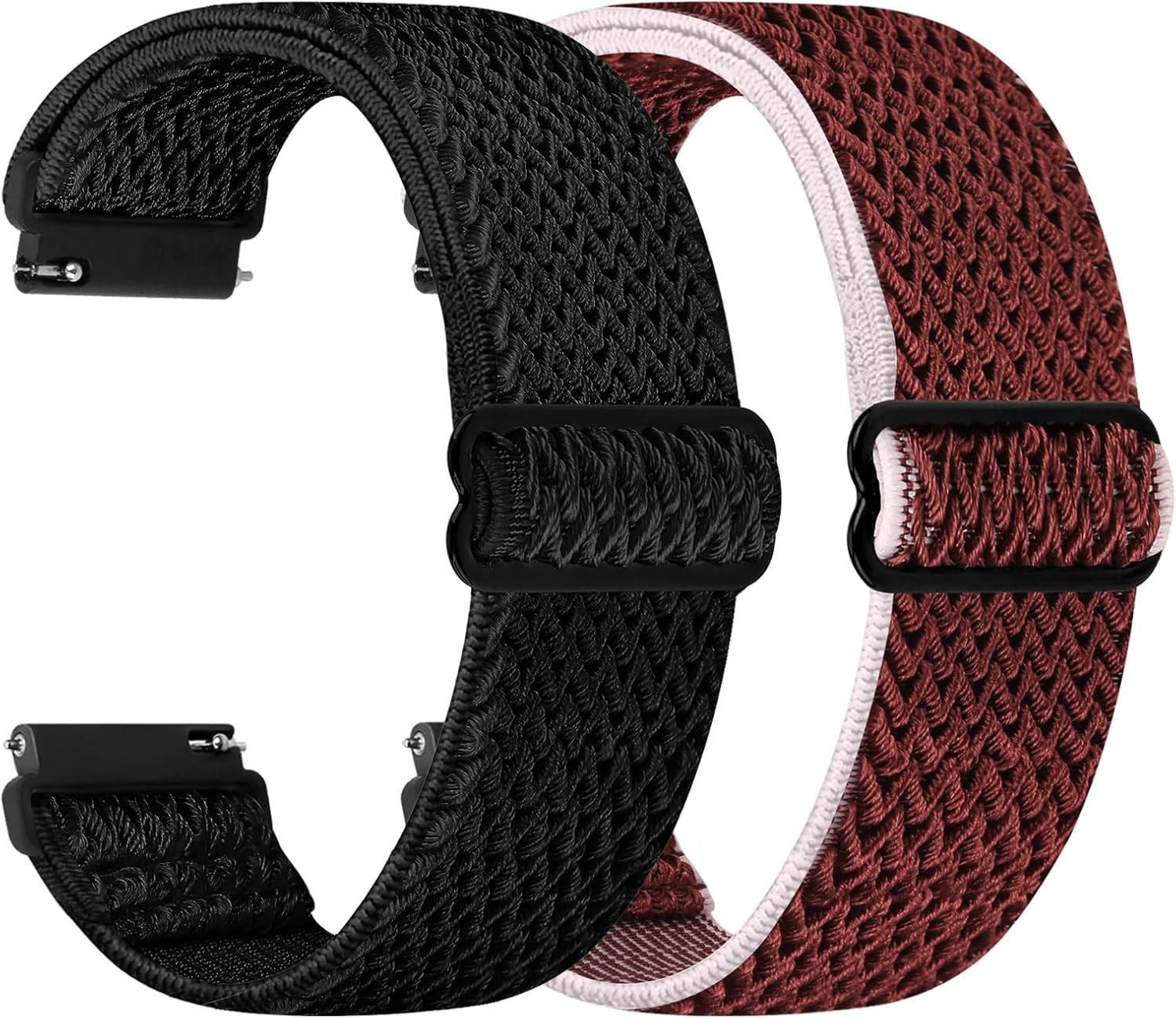 TumpCez - Quick Release Elastic Nylon Watch Straps - Band Width- 16mm 18mm 19mm...