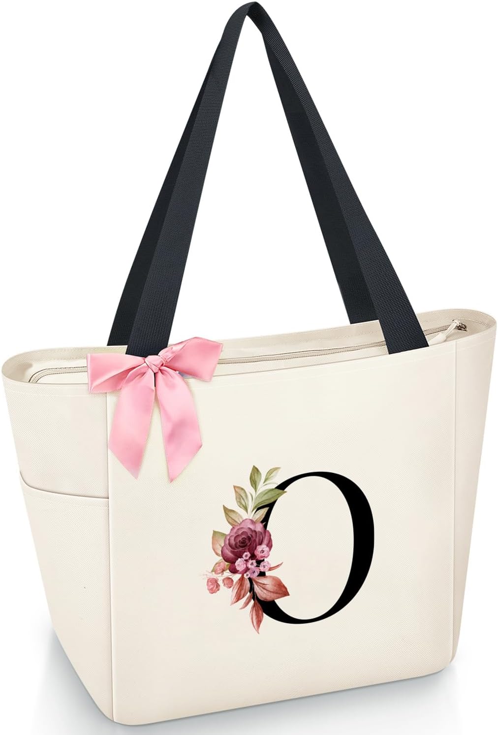 Vavabox A-Z Initial Personalized Tote Bag,Waterproof Gifts for Women, Bridesmaid...