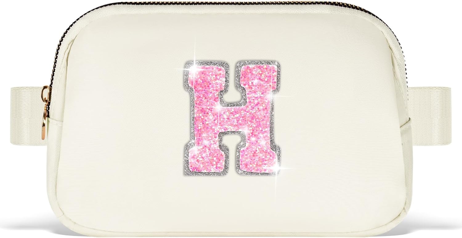 Monogrammed Gifts for Girls Women - Fanny Pack for Kids Teens,Crossbody Bag for...