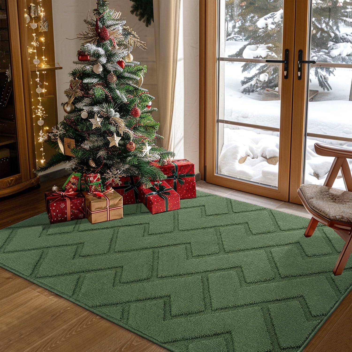 hicorfe Indoor Doormat,Front Back Door Mat Rubber Backing Non Slip Door Mats 36"...