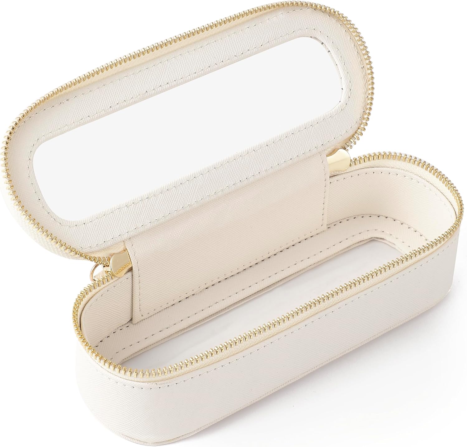 Aveniee Slim Clear Makeup Brush Bag, Small Cosmetic Brush Holder, Mini Toiletry...