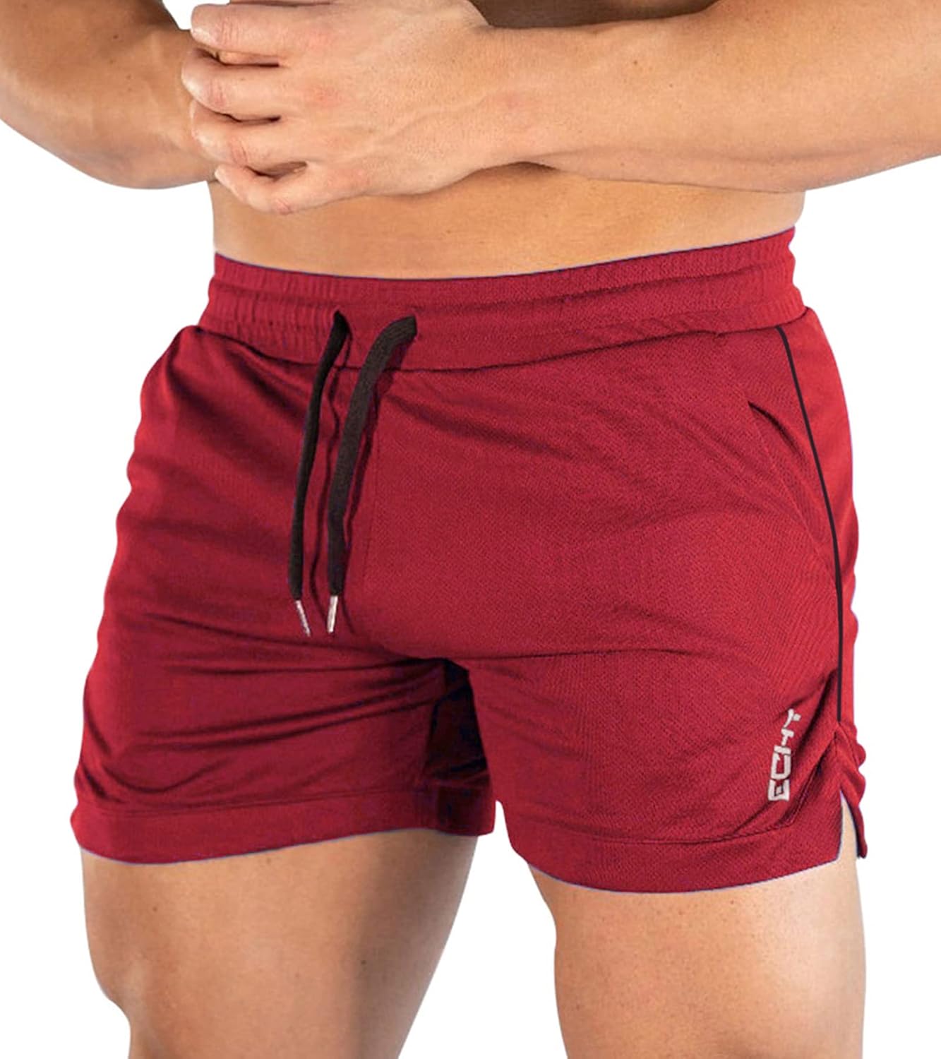 Superora Mens Running Gym Sport Shorts Breathable Outdoor Workout Training Short...