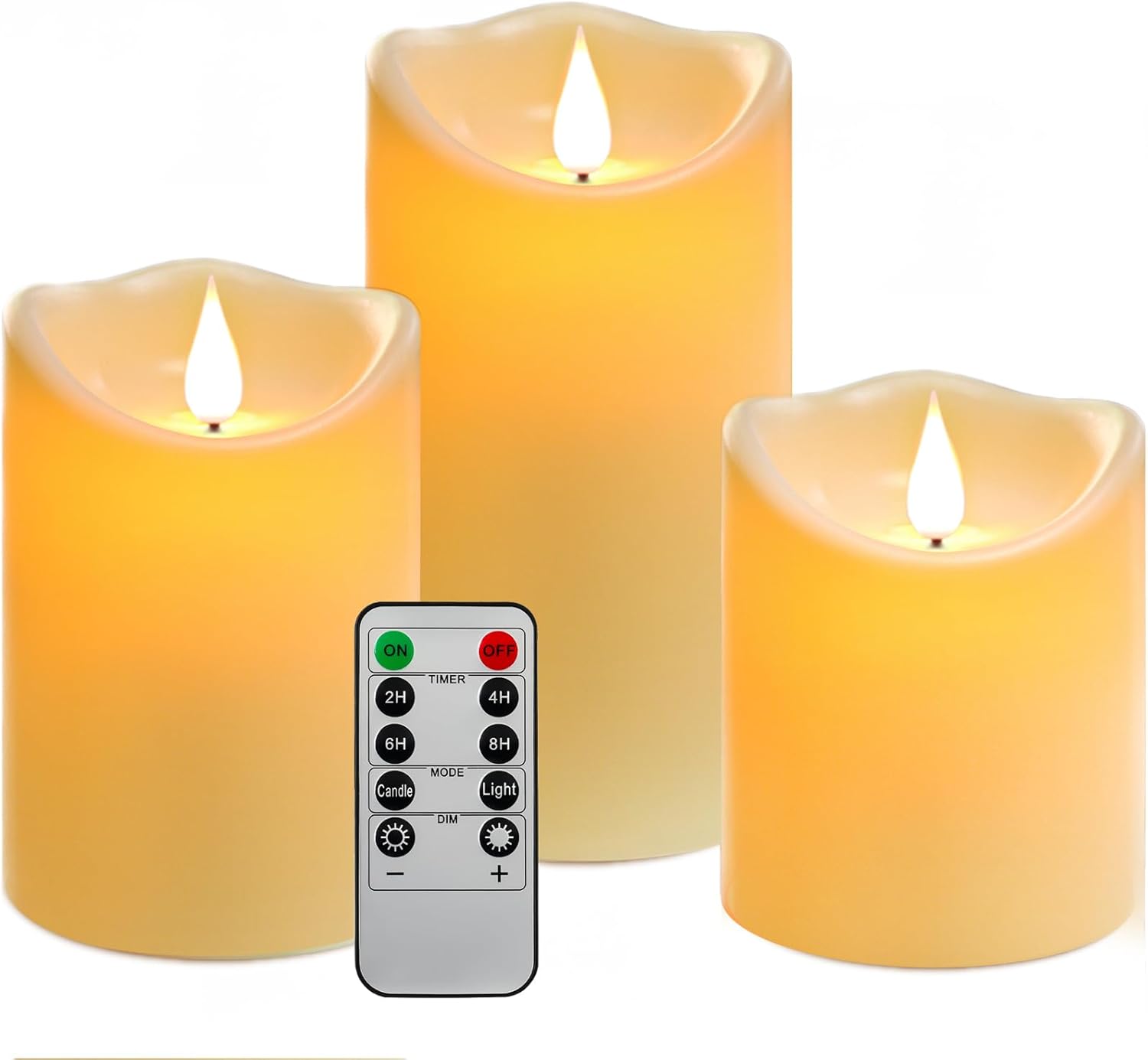 Da by LED Candle Light, Outdoor Waterproof Candle, Flashing LED Candle, Battery...