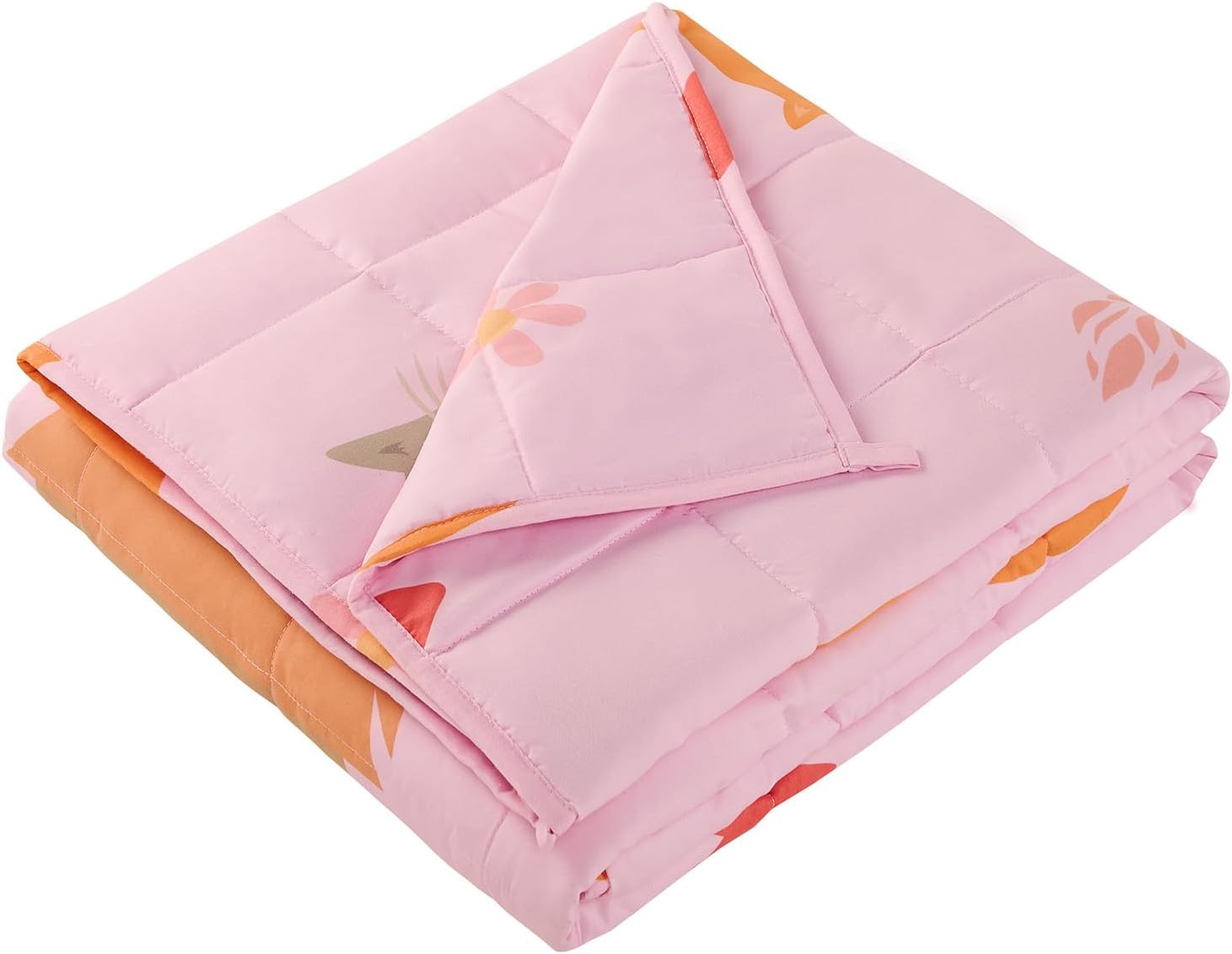 HOSUKKO Weighted Blanket - Weighted Blanket 3 lbs Pink Cat Heavy Blanket - Small...