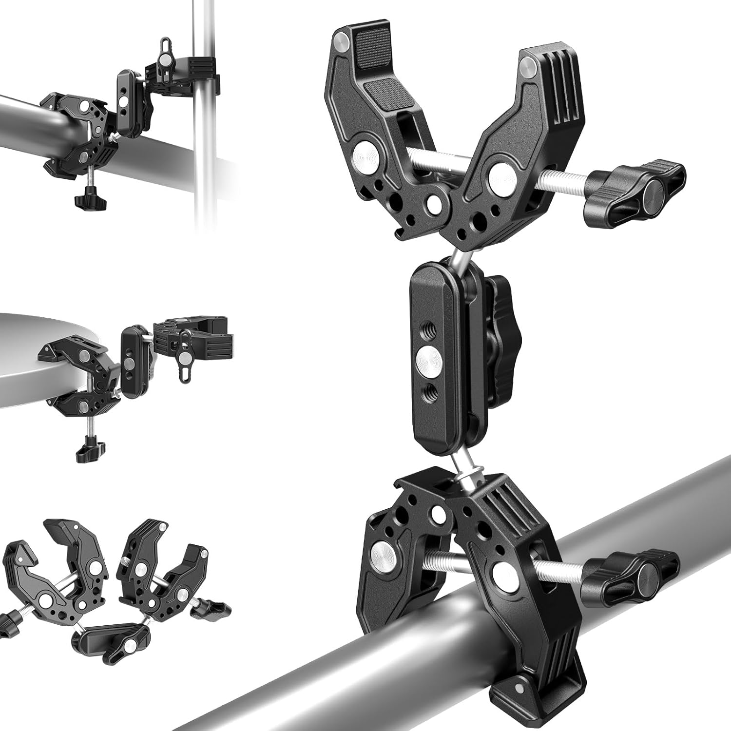 Neewer Double Super Clamp Camera Mount with Magic...