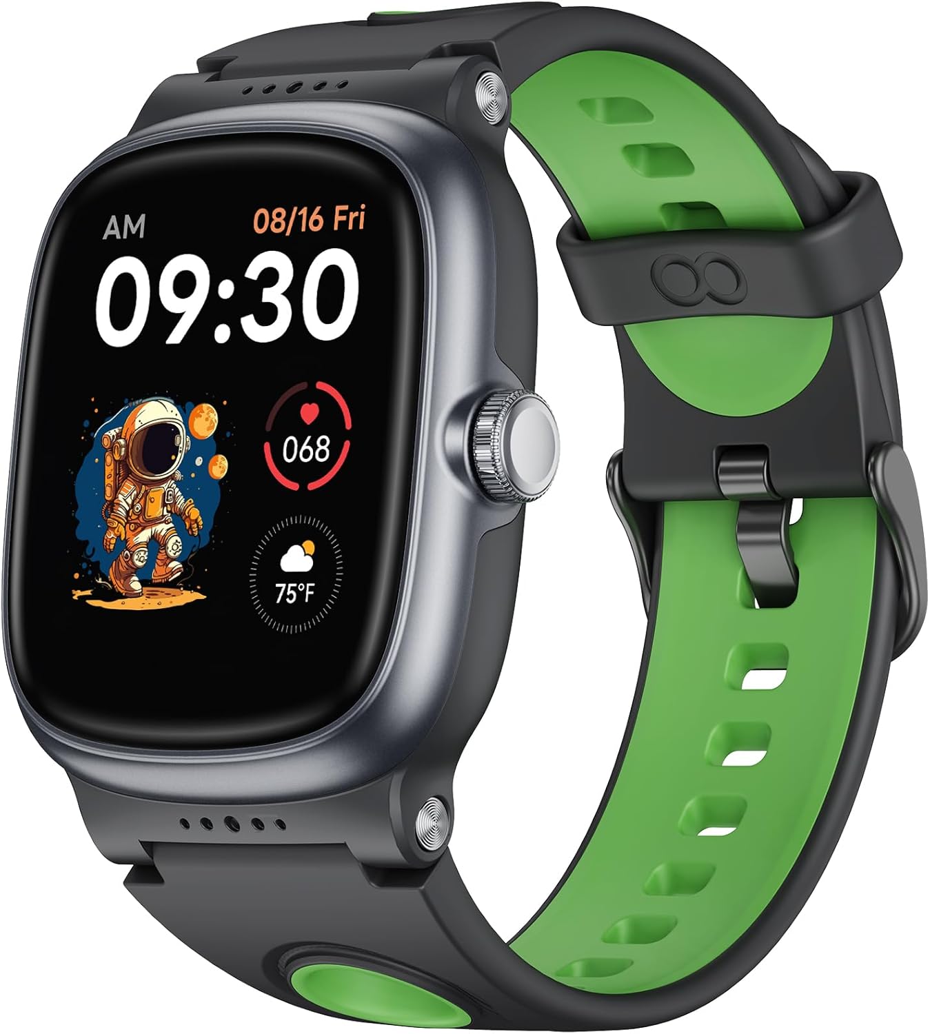 Smart Watch for Kids with Heart Rate Sleep Monitor, Games/Alarm/IP68 Waterproof...