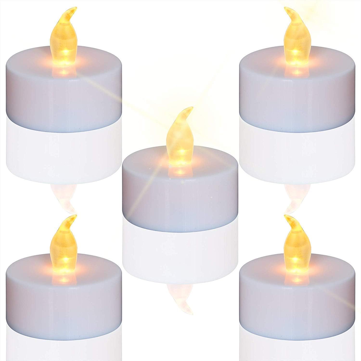 TEECOO Tea Lights Led Candles:400 pcs Battery Operated Candle Flameless Candles...