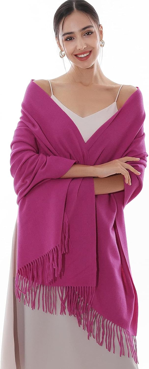 RIIQIICHY Winter Scarfs for Women Pashmina Shawls Wraps for Evening Dresses Larg...