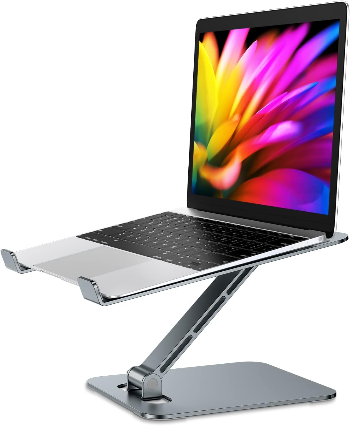 Babacom Laptop Stand Lap Desk, Ergonomic Foldable Computer Stand with Adjustable...