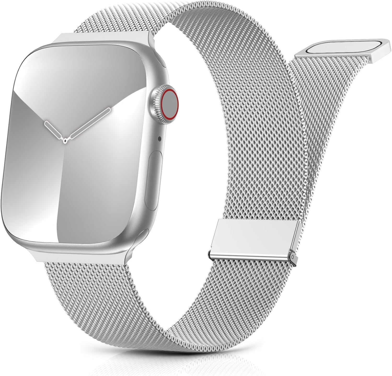 Yoohoo Adjustable Metal Strap Compatible with Apple Watch Straps 44mm 45mm 46mm...