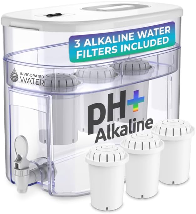 Invigorated Alkaline Water Machine - Countertop Filter Dispenser for Home/Office...