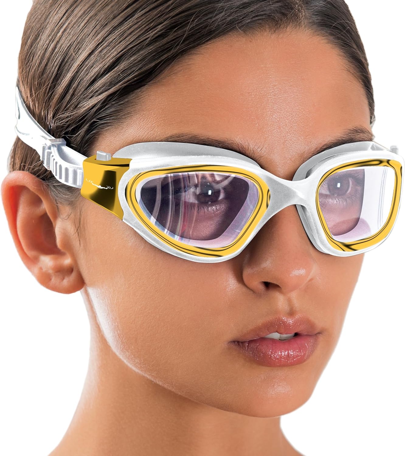AqtivAqua Swimming Goggles, DX Wide View Swim Goggles for Adult Men Women, Anti...